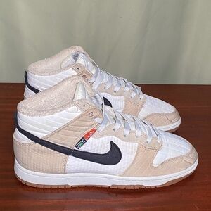 Nike Dunk High Toasty Rattan  Summit White / Sail Nylon Mens Sneakers Mens 11